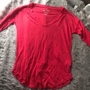 American Eagle wide neck, soft an sexy long sleeve